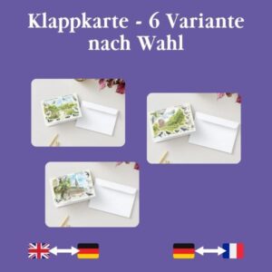 Handgezeichnete Vogel-Grußkarten mit Hamburg Wildlife von Naturalistin Maud Briand auf Recyclingpapier