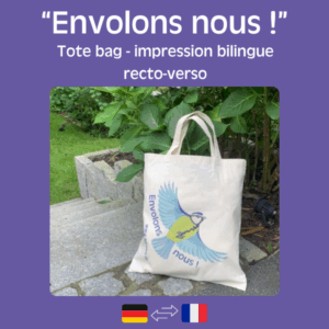 Tote Bag "Mésange" / "Blaumeise"